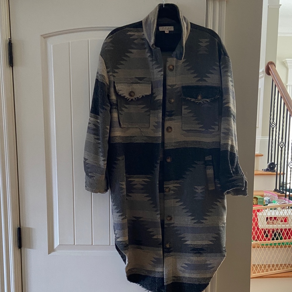 Aztec Patterned Jacket - image 1